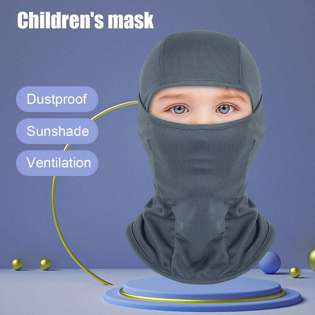 Kids Balaclava for Outdoor Cycling Hiking Mountaineering Children Riding Face Cover Windproof Bike Motorcycle Hood Hat