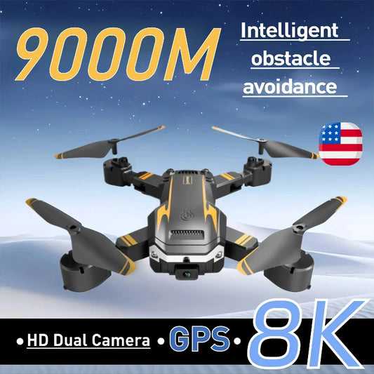 QJ S6/G6 GPS Drone 4K HD Camera Foldable Quadcopter RC Helicopter FPV WIFI Obstacle Avoidance Professional Drone Toy