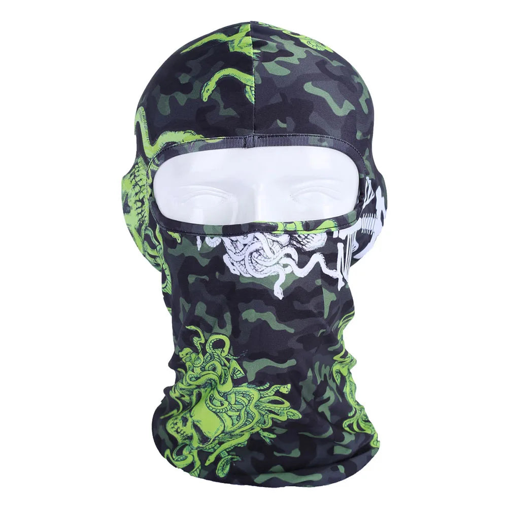 Outdoor Sports Balaclava UV Protection Breathable Riding Motorcycle Face Mask Cover Headgear Men Women Cycling Neck Face Shield