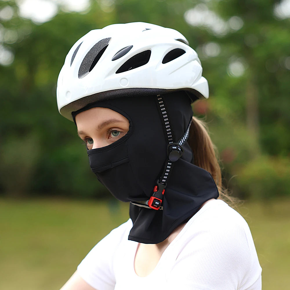 OhSunny Balaclava Masked Hat Uv Protection Masks Face Cover Breathable Neck Protect Headgear for Male Female Outdoor Cycling