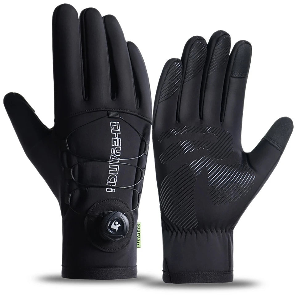 Winter Warm Gloves for Men Women Extended Thickened Windproof and Waterproof Sports Touchscreen Skiing Cycling Gloves