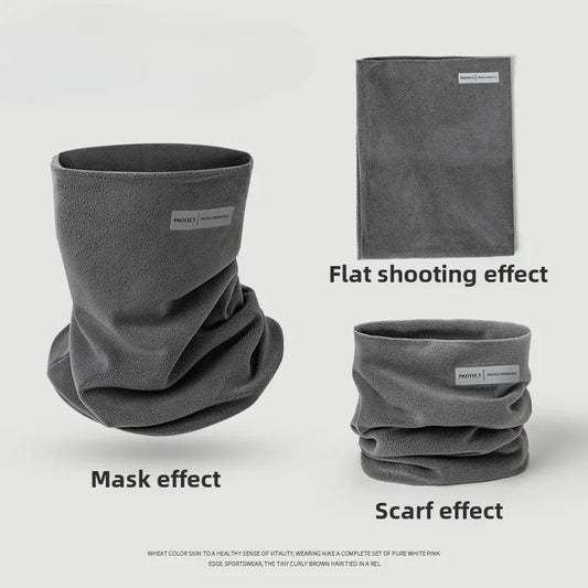 Winter Neck Warmer Gaiter Cold Weather Fleece Ski Half Proof Windproof Neck Dropshipping Face Cover Cold Gaiter Mask