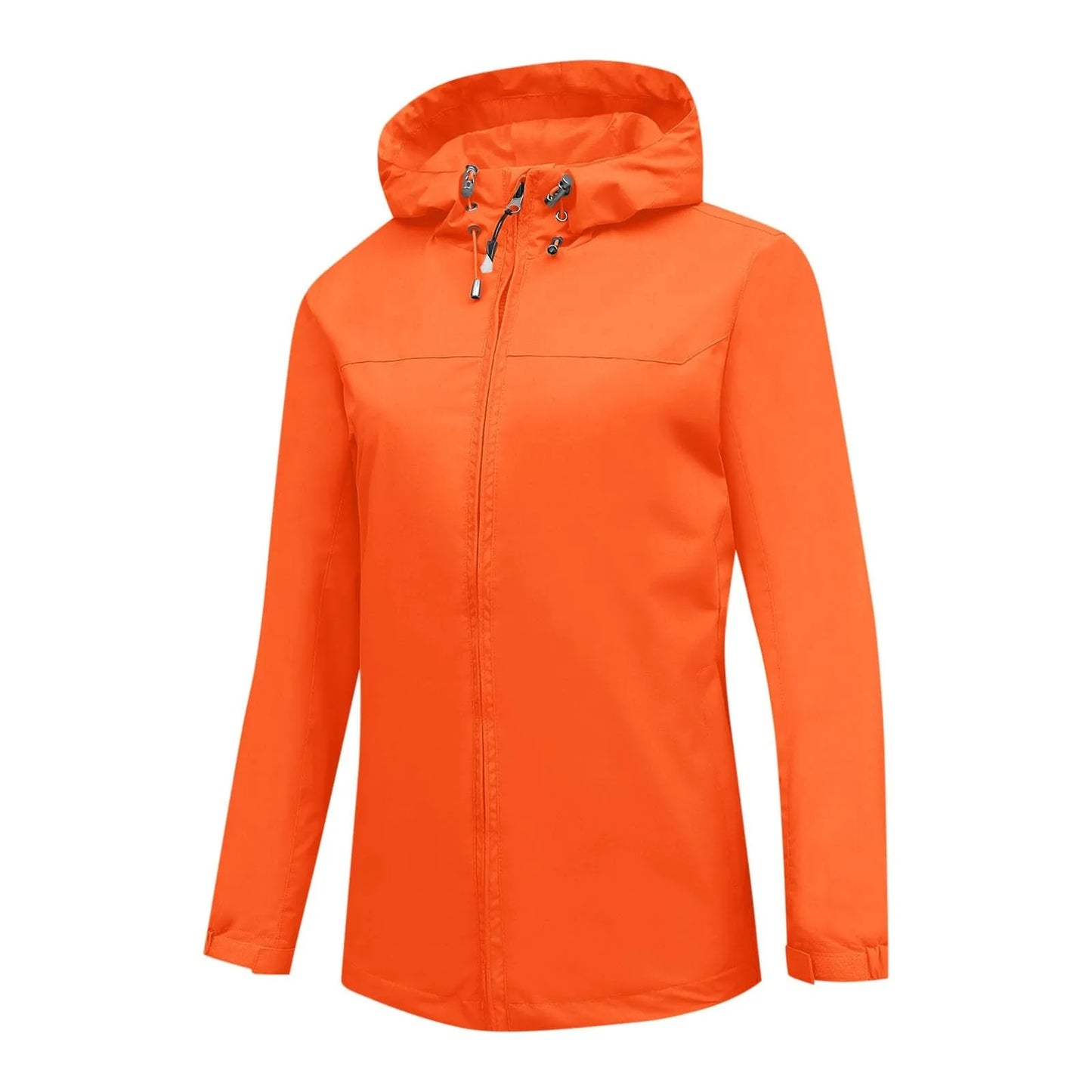 Women'S Loose Casual Fashionable Outdoor Solid Color Windproof Waterproof Jacket Jacket Elegant Womens Jackets Chamarra De
