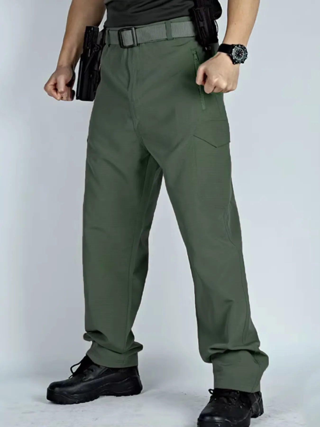 Military Tactical Pants Cargo Men Waterproof Trousers Casual Pants Wear-resistant Multi-pocket Outdoor Hiking Work Trousers Male