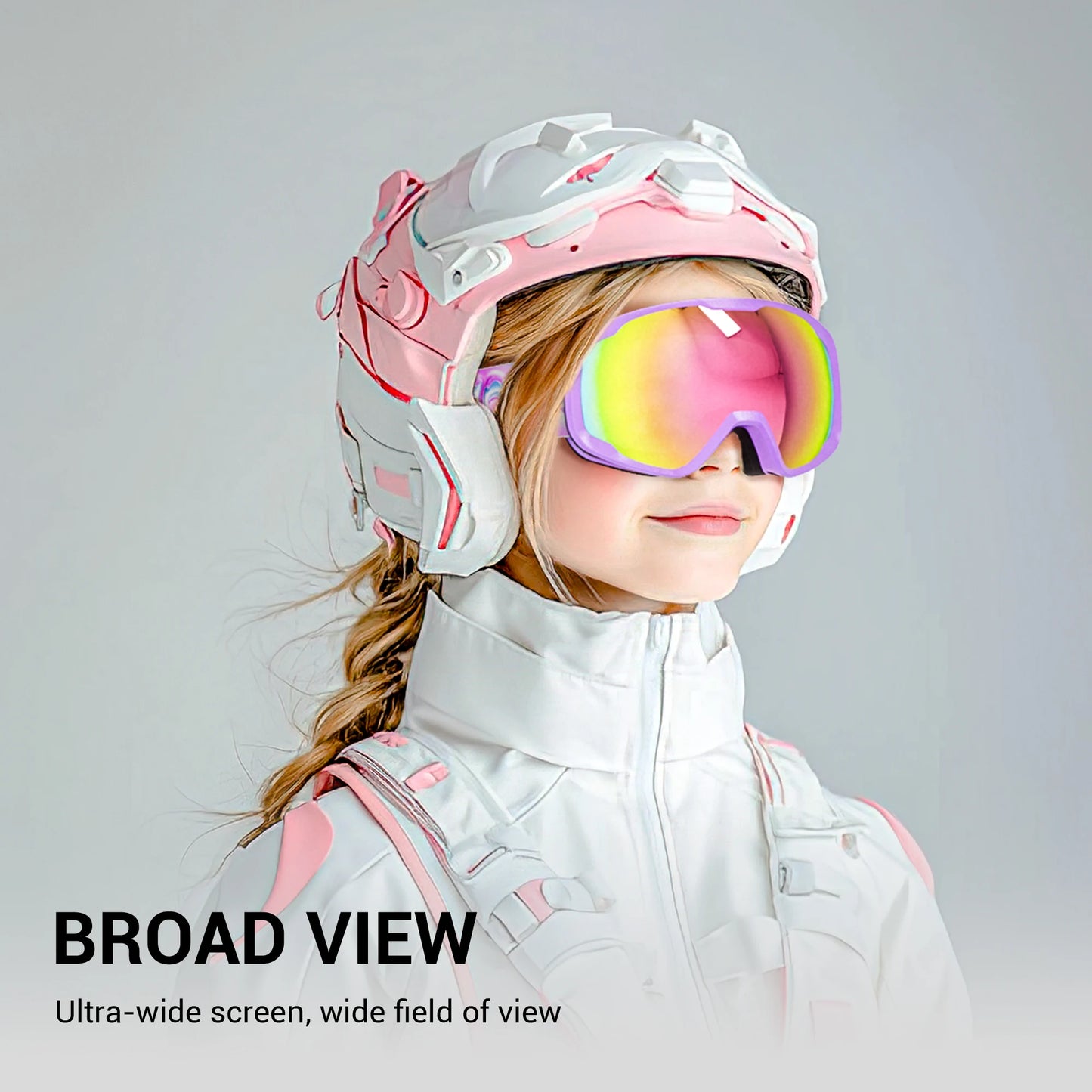 Kapvoe Teenager Kids Ski Goggles Winter Outdoor Sports Anti-fog Snowboard Goggles Double UV400 Child Skiing Mask Glasses New