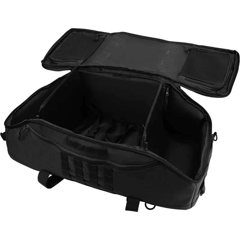 LQARMY 30L 50L 80L Sport Travel Bag Molle Tactical Backpack Gym Fitness Bag Large Duffle Bags for Camping Hunting Fishing