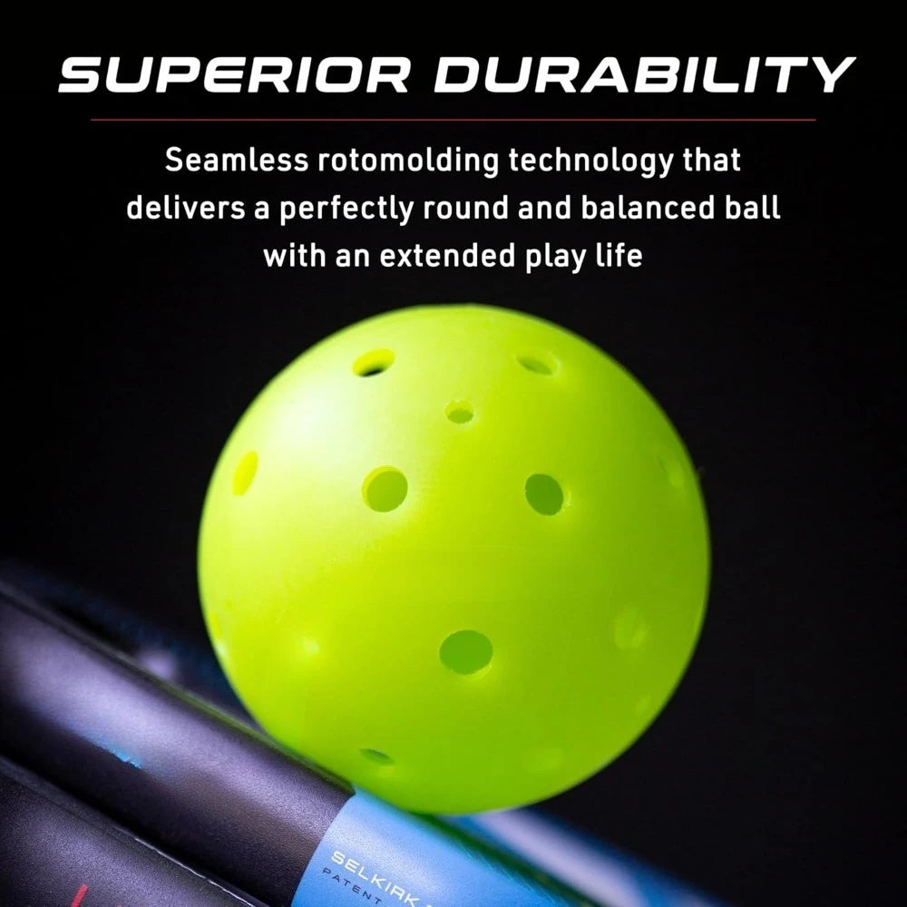 High quality Ball ,Crack-Resistant,38 Hole Outdoor Pickleball Balls,USAPA Approved Pickle Ball for Tournament Play - New upgrade