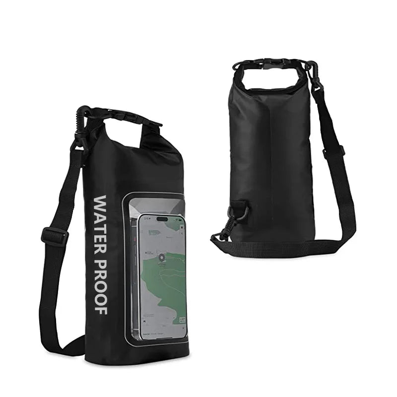 2L Waterproof Dry Bag Phone Pouch Touch Screen Protection Outdoor Beach Kayak Camping Diving Swimming Water Sports Boating Gear