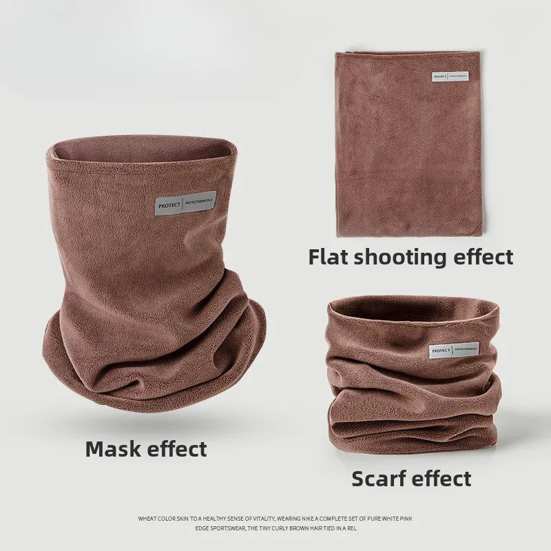 Winter Neck Warmer Gaiter Cold Weather Fleece Ski Half Proof Windproof Neck Dropshipping Face Cover Cold Gaiter Mask