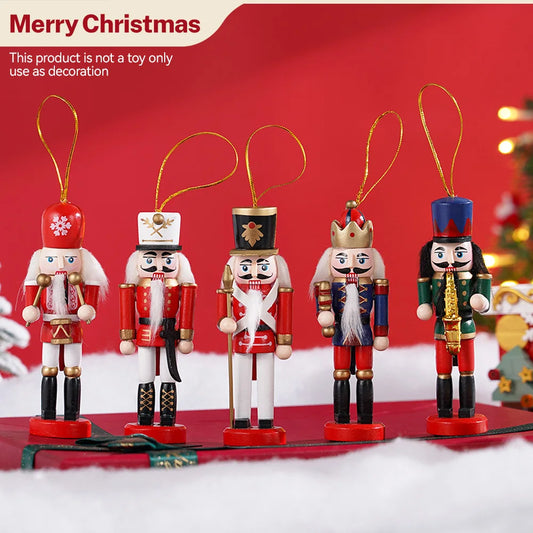 Nutcracker Sax Nutcracker Christmas Decoration European Home Decor Puppet Man 12cm Desktop Decoration Model Arts and Crafts