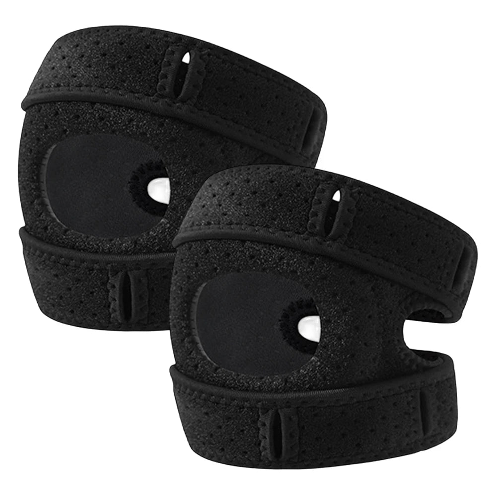 Patella Knee Brace Adjustable Open Patella Protector Support Band Comfortable Patella Knee Wrap Strap Bands for Running Sports