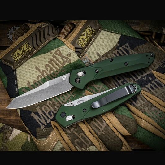 BM 940 EDC Axis Knife with Black Nylon Glass Fiber Handle Folding Pocket Knife Outdoor Knives Multitool Camping Fishing Hunting