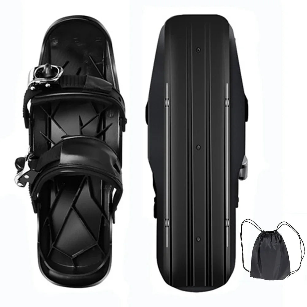 Mini Short Ski Skates Skis Boots Skiboards Portable Short Mini Skating Ski Shoes for Winter Outdoor Sports