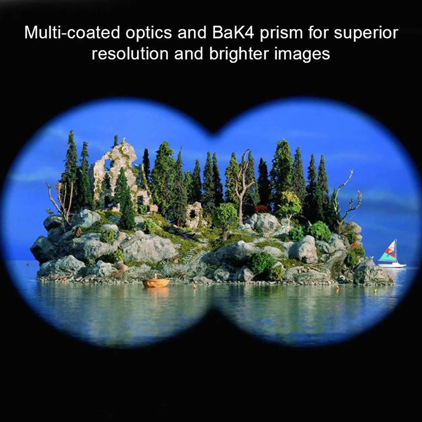 8 X Portable Day Binocular Highdefinition High Times for Outdoor Sport Military