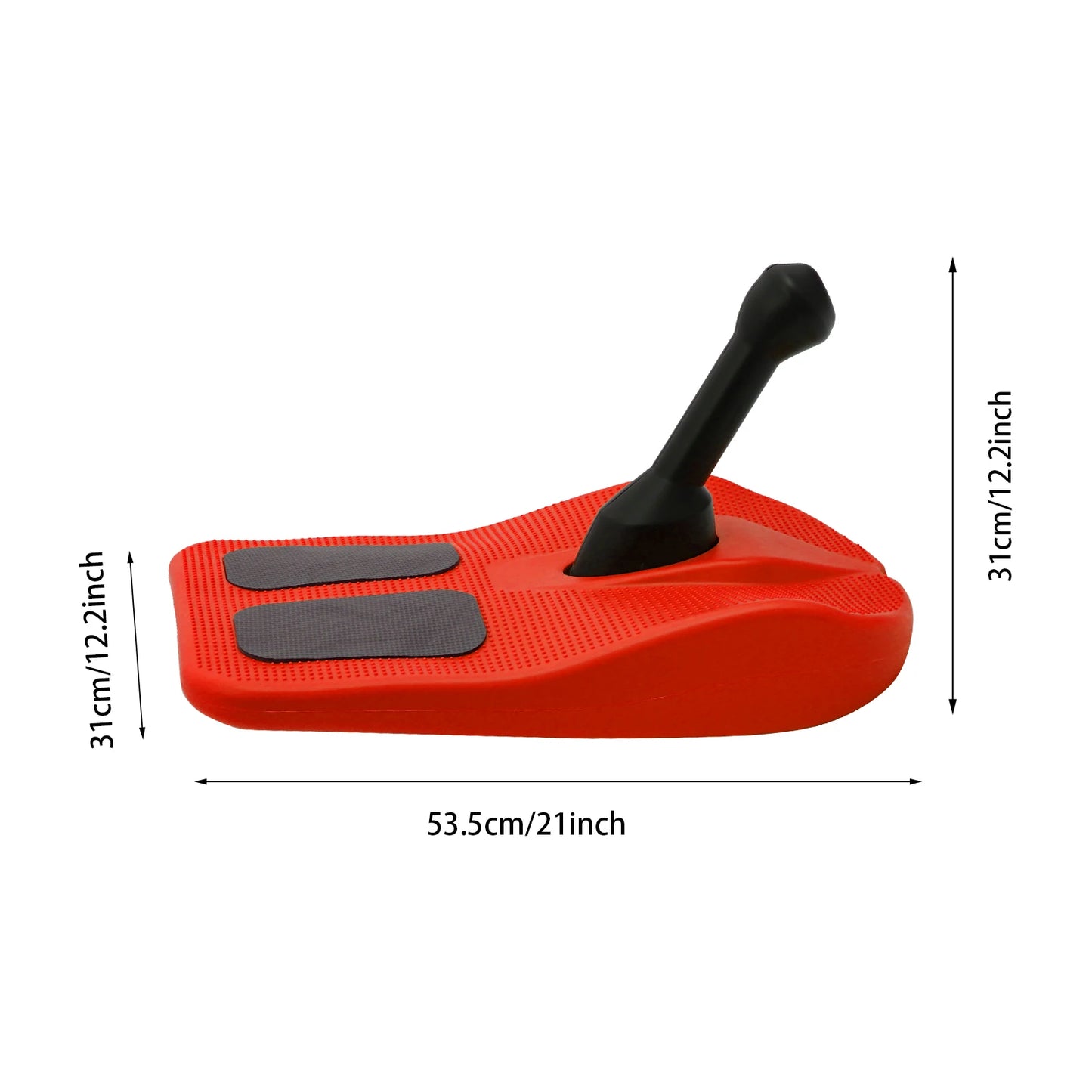 Outdoor Snow Sled, Winter Snow Sleds for Kids Adults, Plastic Toboggan Sleigh for Snowboarding Sliding, Snow Sledding Equipment