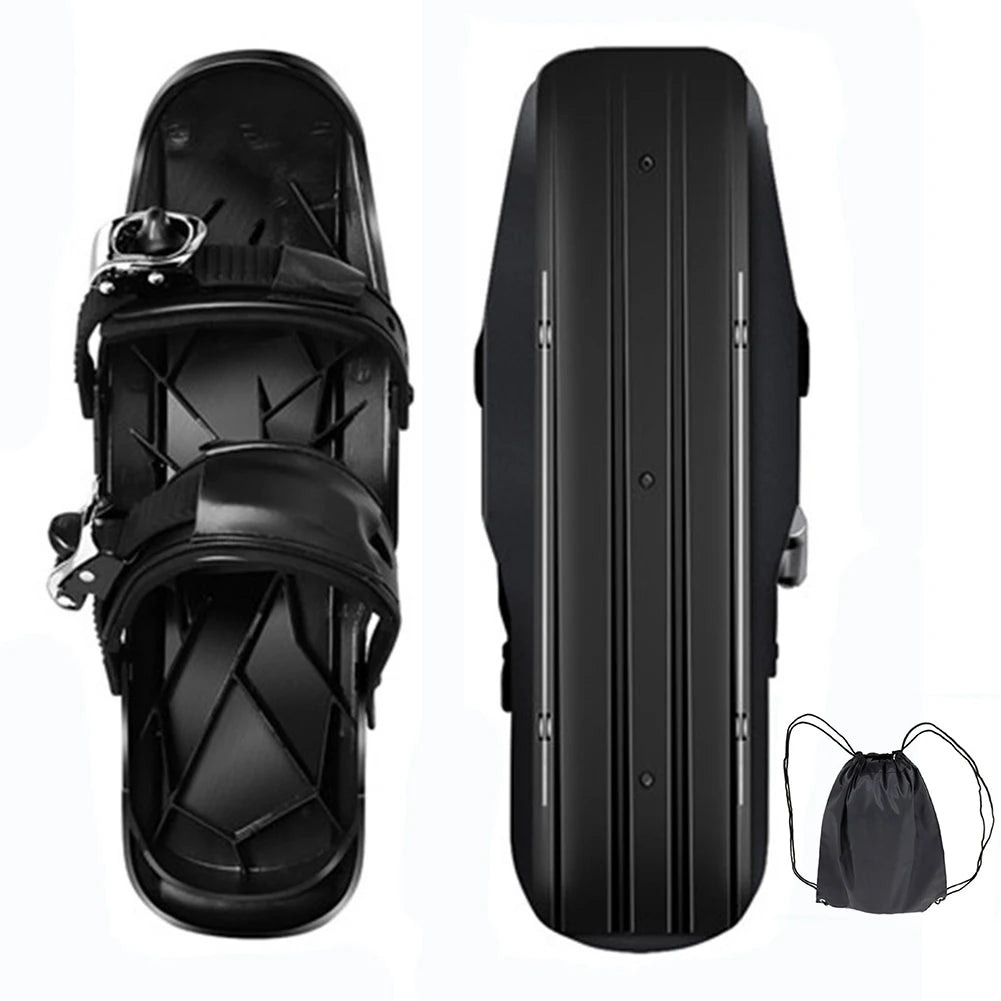 Mini Short Ski Skates Short Mini Skating Ski Shoes Portable Mini Skating Ski Shoes for Winter Outdoor Sports