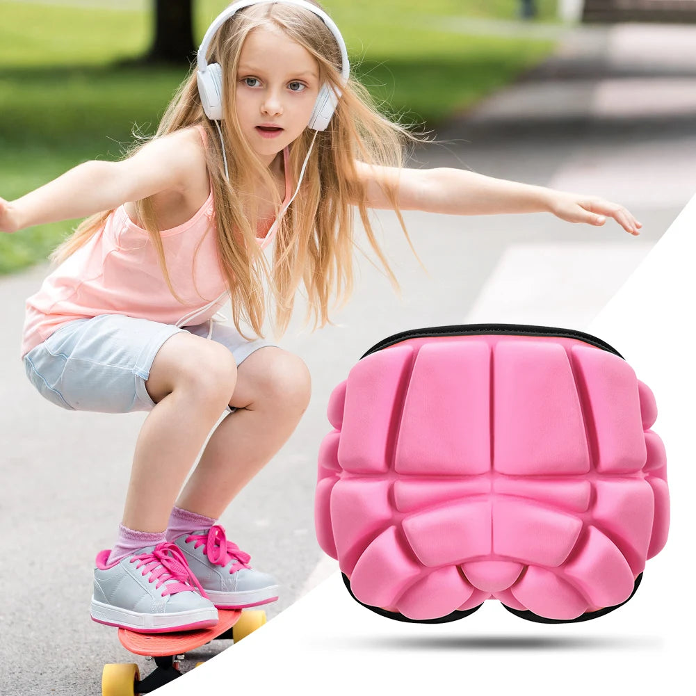 Kids Butt Pad Protective Butt Pad Adjustable Skating Hip Pad Anti Slip Hip Protection Shorts for Skating Snow Boarding