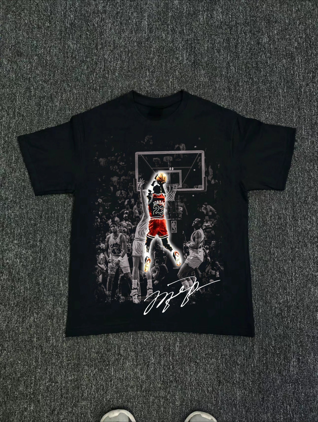 NBA Players Printed High Street Sports Basketball Clothing Summer Men's and Women's T-shirts Fashion Loose Short Sleeves