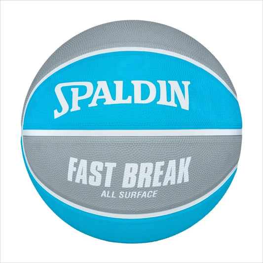 Fast Break All Surface Blue/Silver Basketball Size 7, 29.5"