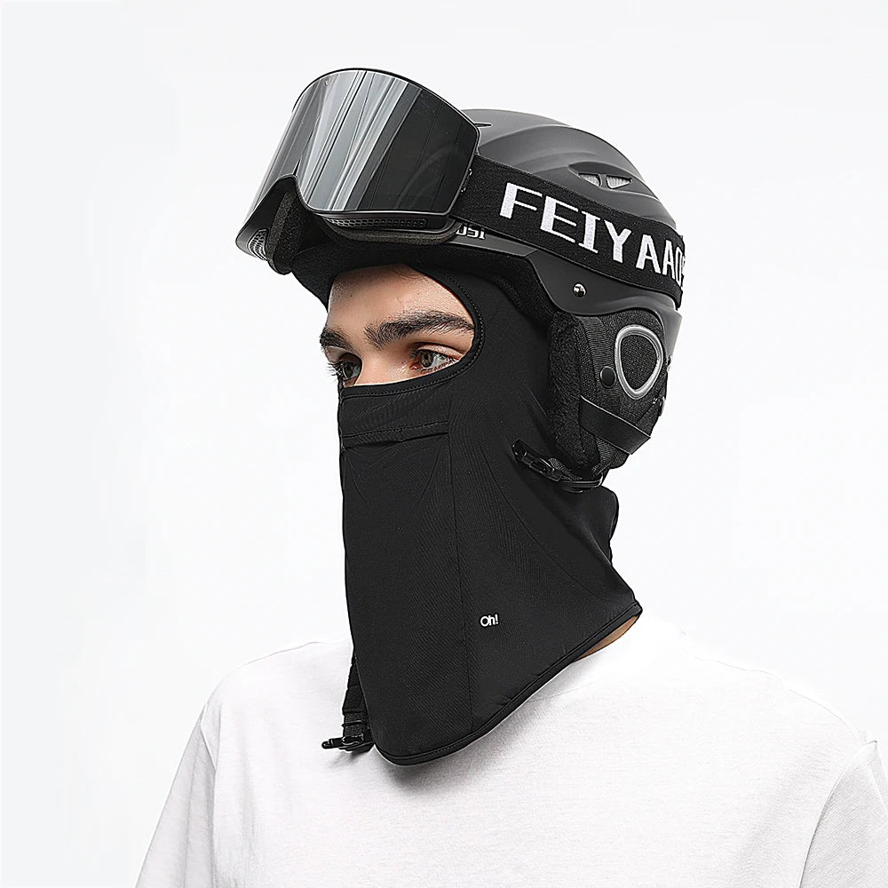 OhSunny Balaclava Masked Hat Uv Protection Masks Face Cover Breathable Neck Protect Headgear for Male Female Outdoor Cycling