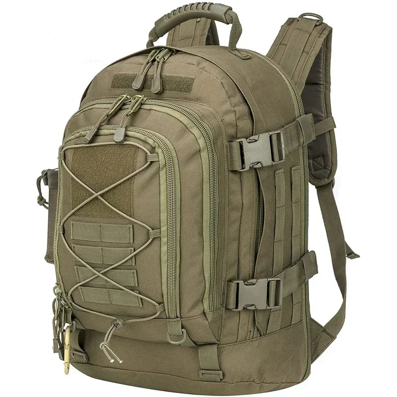 60L Military Tactical Backpack Army Molle Assault Rucksack Outdoor Travel Hiking Rucksacks Camping Hunting