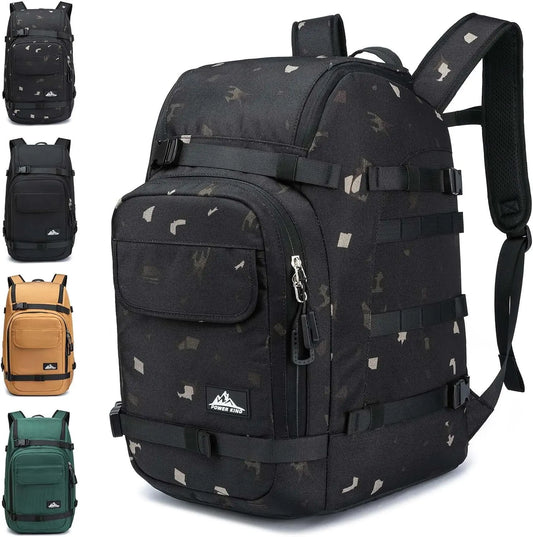 Ski Boot Bag 40L Waterproof Snowboard Backpack for Men Women