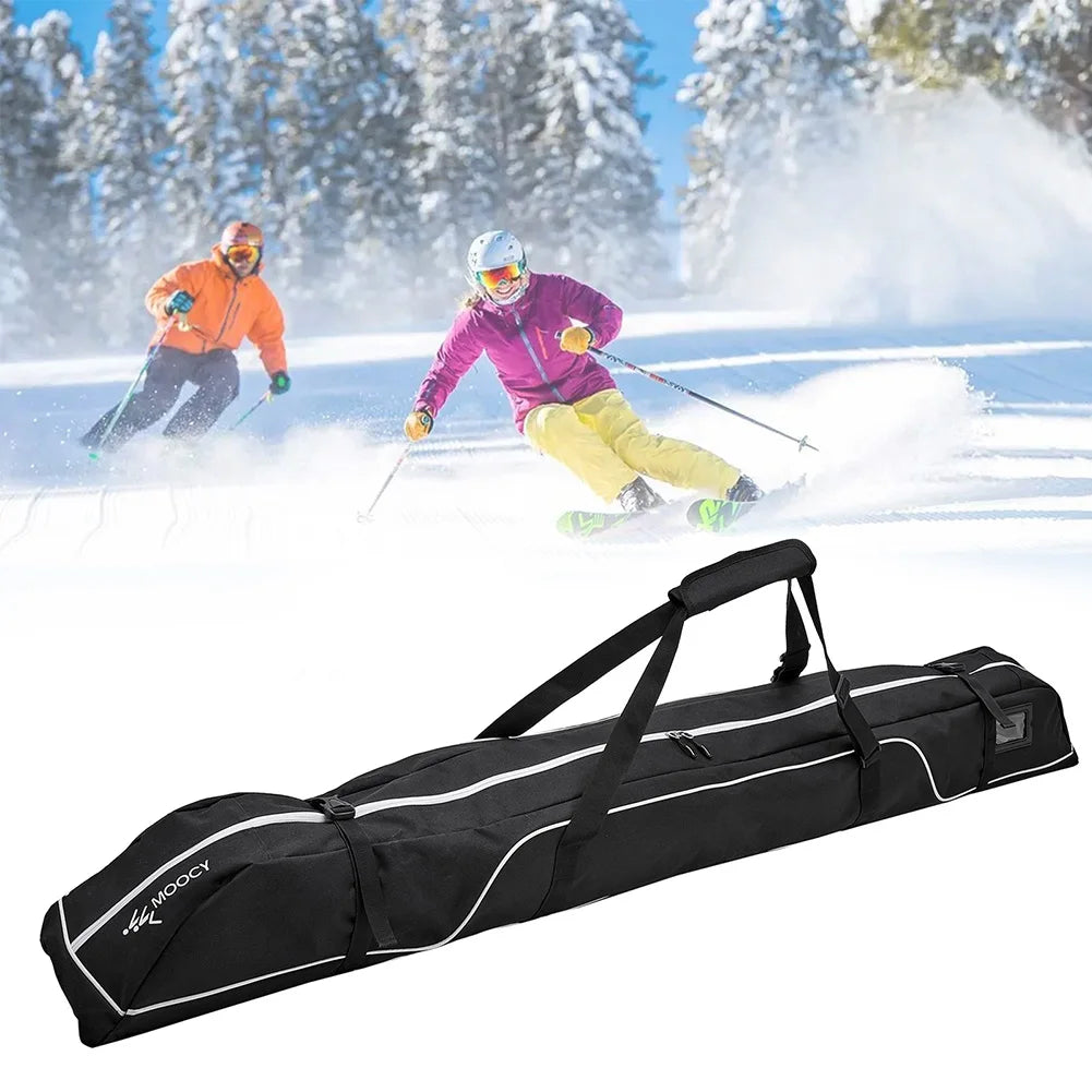 192cm Skiing Pole Shoulder Hand Carrier Adjustable Portable Ski Carrier Travel Luggage Case for Snow Gear Poles and Accessories