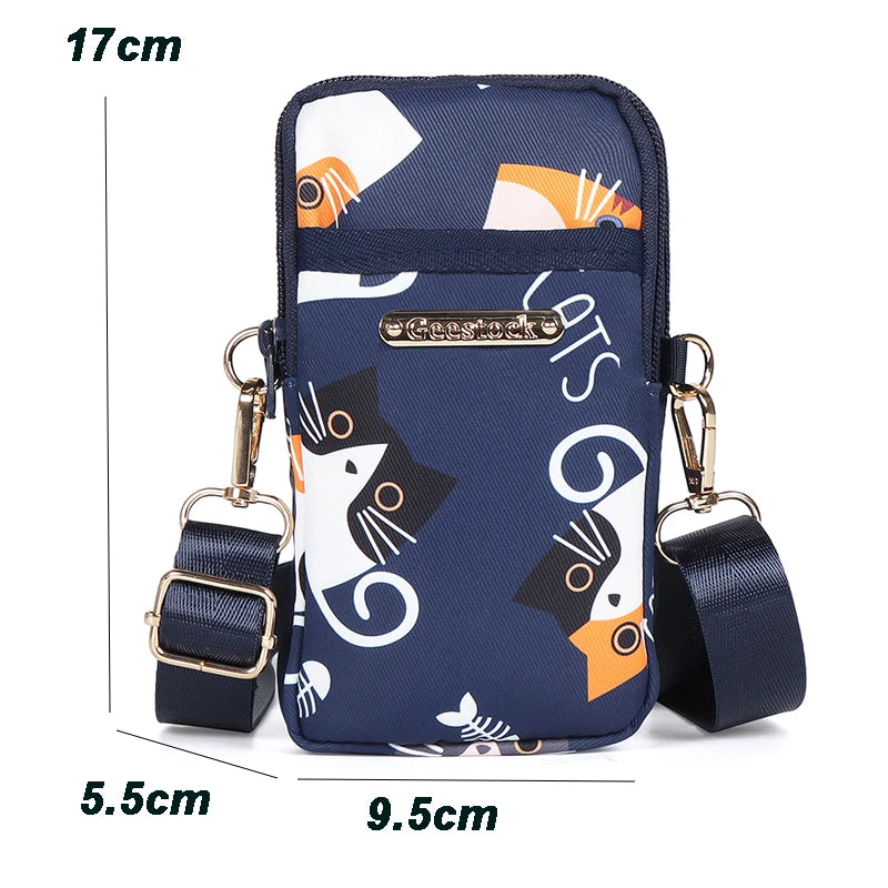 Women's Mobile Phone Case Bag Waterproof Shockproof Phone Bags for iPhone Multifunctional Portable Mini Women's Crossbody Bag