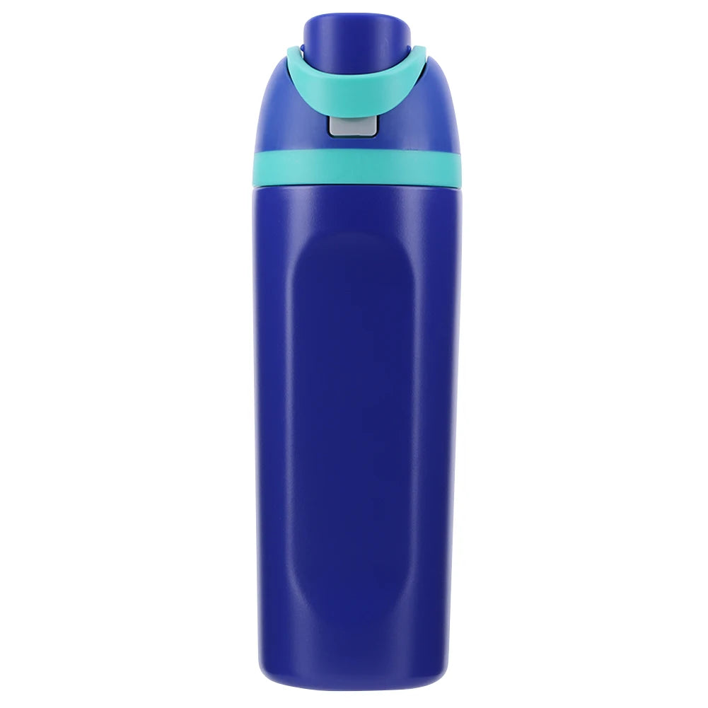 600ml Straw Sports Water Bottle with Handle Travel Vacuum Flask 316 Stainless Steel Vacuum Thermal Insulated Mug for Women Men