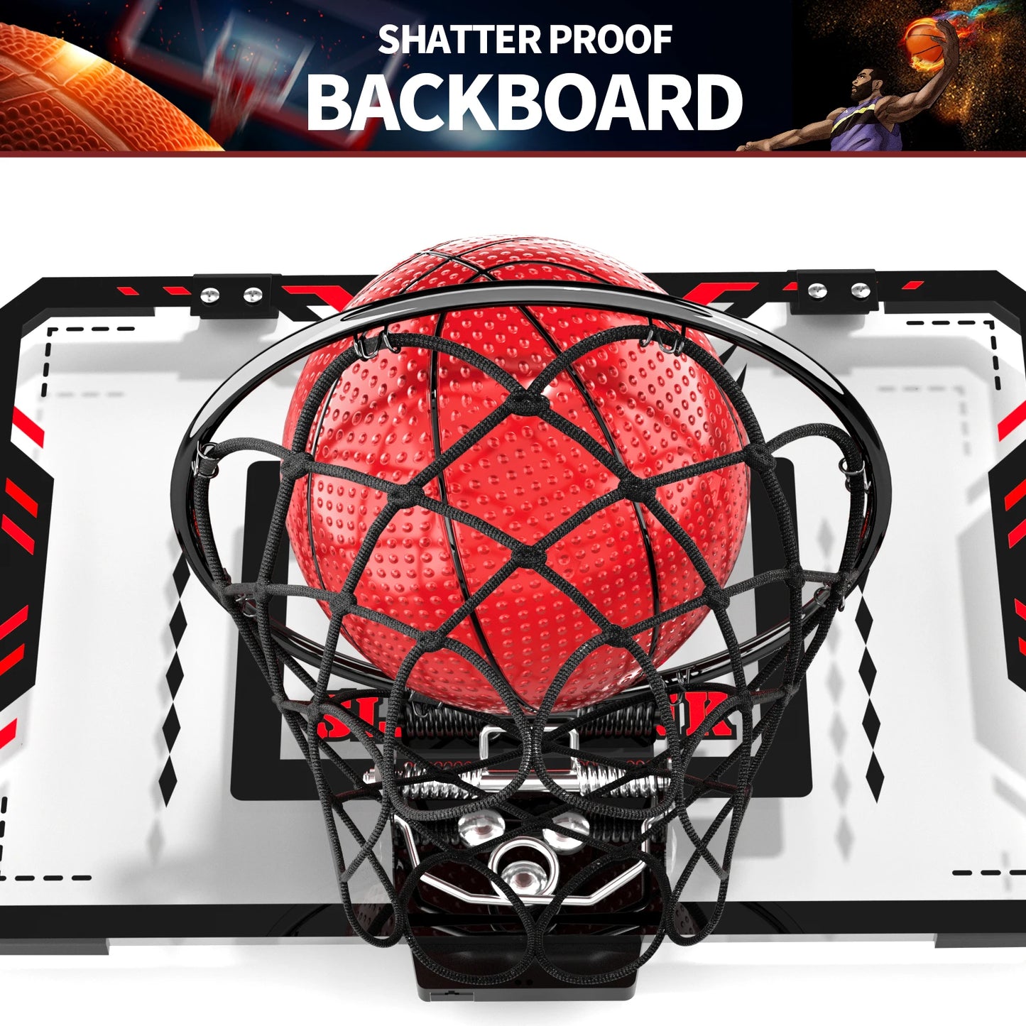 Indoor Basketball Hoop Kids Toys Room Mini Basketball Ball Hoop Sets With Electronic Scoreboard Sport Toys Boys Birthday Gifts