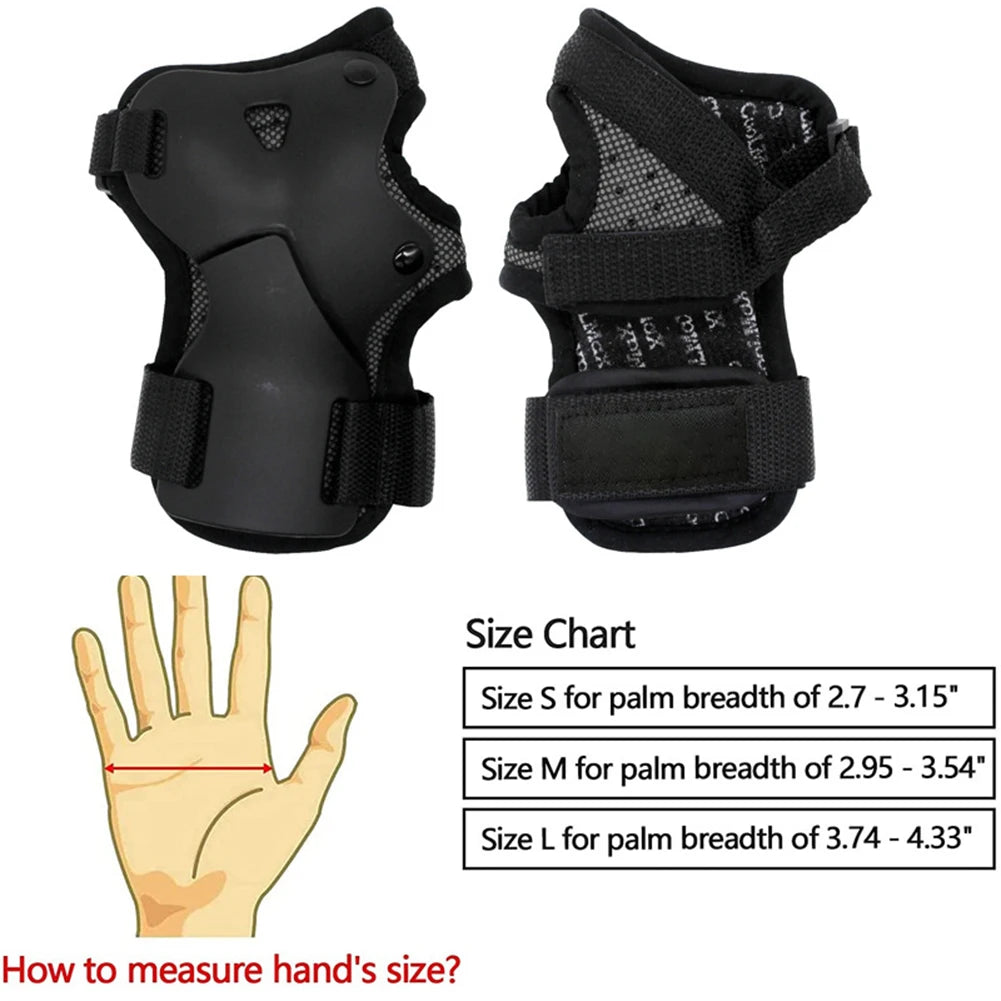 Wrist Guard Snowboard Ski Palm Protector Shock Absorption Wrist Guard Protective Gear Comfort for Roller Skating Skateboarding