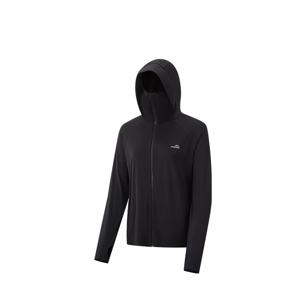 OhSunny Sunscreen Jackets Women Outdoor Casual UV Protection Clothing UPF50+ Hoodie Breathable Coats for Running Cycling