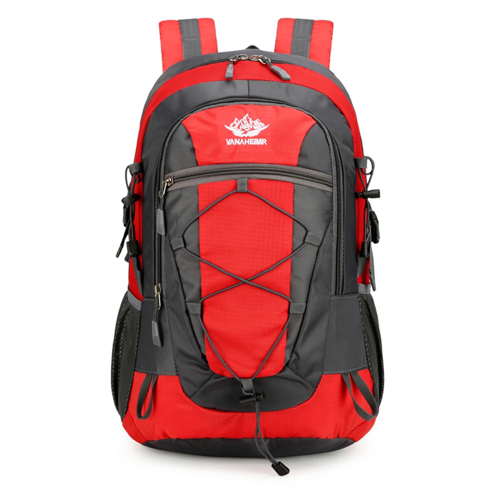 Hiking Backpack Nylon Backpack Multifunctional Climbing Backpack Waterproof Travel Backpack Large Capacity Camping Backpack