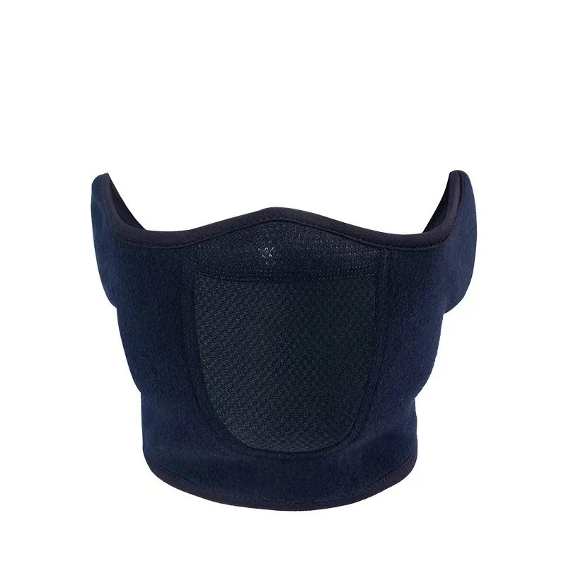 Outdoor face mask cycling antifreeze head cover winter skiing face protection warm ear mask fleece windproof face mask