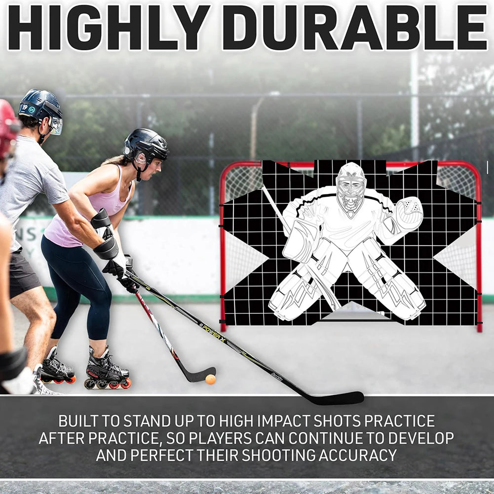 Hockey Goal Practice Target Hockey Net Training Target Hockey Shooting Training Aid for Practicing Shooting Accuracy