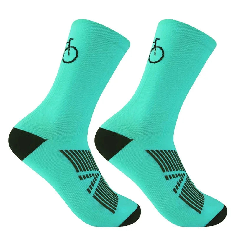 1/3pairs Professional Cycling Socks Sweat-Absorbing Breathable Road Bicycle Socks High Quality Outdoor Racing Cycling Socks