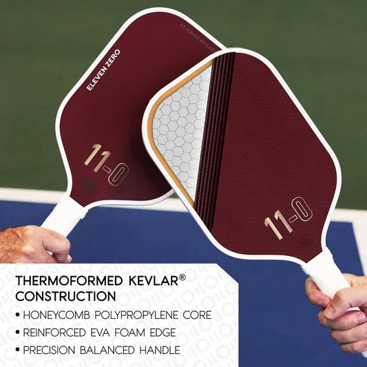 EZ Power K 16mm Kevlar® / Raw Carbon USAPA Approved Pro Pickleball Paddle, Professional Pickleball Paddles for Spin