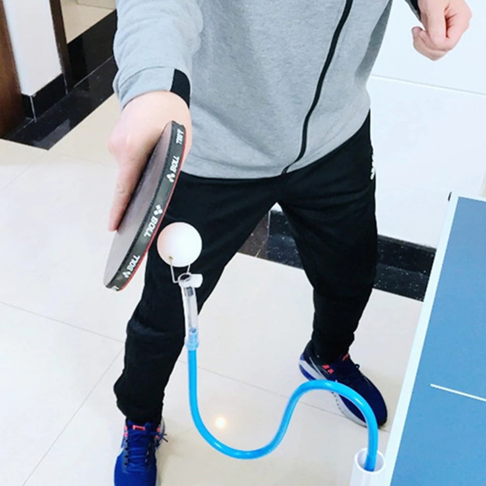 Table Tennis Ball Trainer Pingpong Practice Training Device Rapid Rebound Fixed Table Tennis Training Device for Exercise