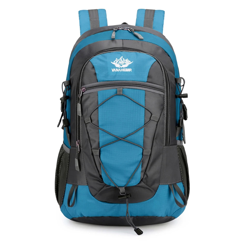 Hiking Backpack Nylon Backpack Multifunctional Climbing Backpack Waterproof Travel Backpack Large Capacity Camping Backpack