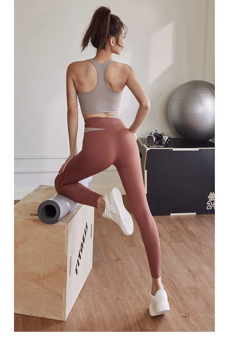 Two Piece Yoga Set Women Sportswear Suit Outfit Gym Leggings With Bra Pants Sports Bra Shorts For Fitness Clothing Workout Set