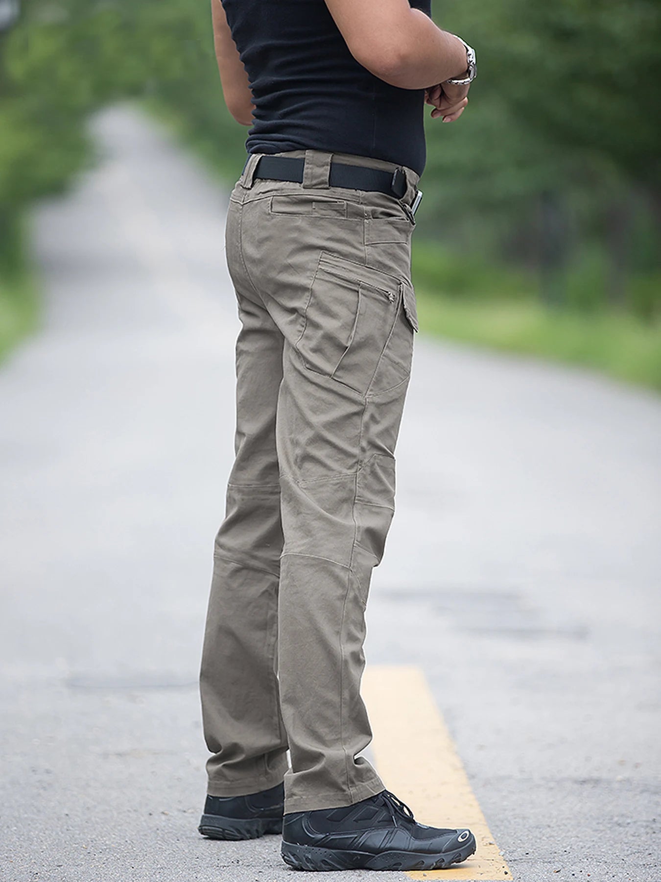 Military Tactical Pants Cargo Men Waterproof Trousers Casual Pants Wear-resistant Multi-pocket Outdoor Hiking Work Trousers Male