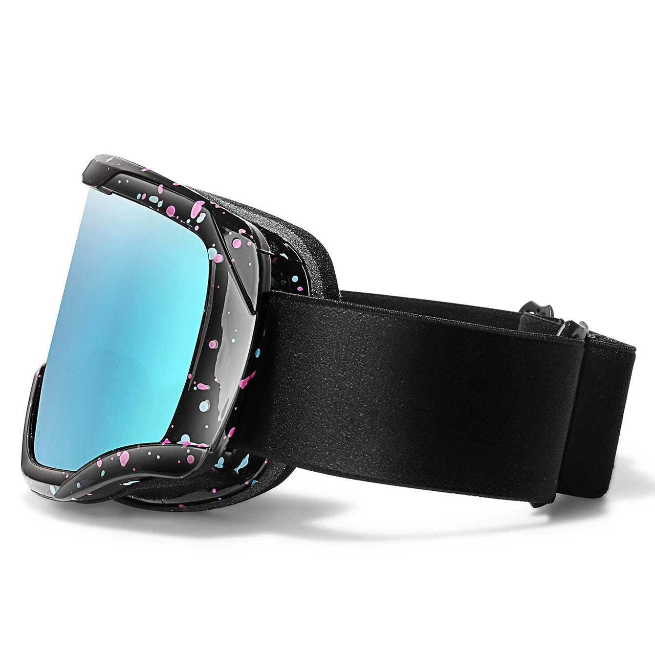 Snowboard Snowmobile Ski Goggles Outdoor Sport Windproof Double Layers Anti-fog UV400 Eyewer Big Ski Mask