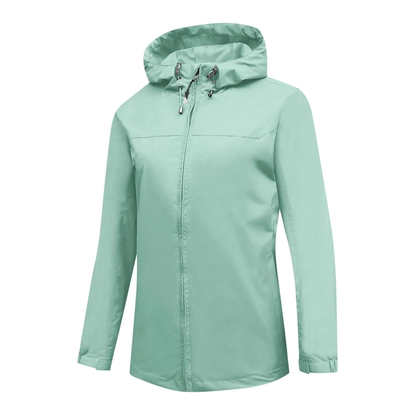 Women'S Loose Casual Fashionable Outdoor Solid Color Windproof Waterproof Jacket Jacket Elegant Womens Jackets Chamarra De