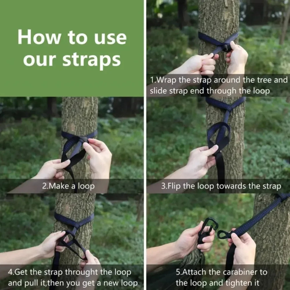 Outdoor Camping Hammock 2 Person Mosquito Net Camping Hammocks Outdoor Furniture Bed Portable Comfortable Sleeping Tent Hammock