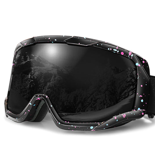 Snowboard Snowmobile Ski Goggles Outdoor Sport Windproof Double Layers Anti-fog UV400 Eyewer Big Ski Mask