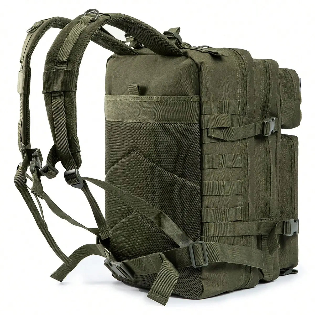 45L Tactical Backpack for Men, Heavy Duty Molle Assault Pack, 3 Day Bug Out Bag for Hiking, Trekking, Hunting, Survival & Gym