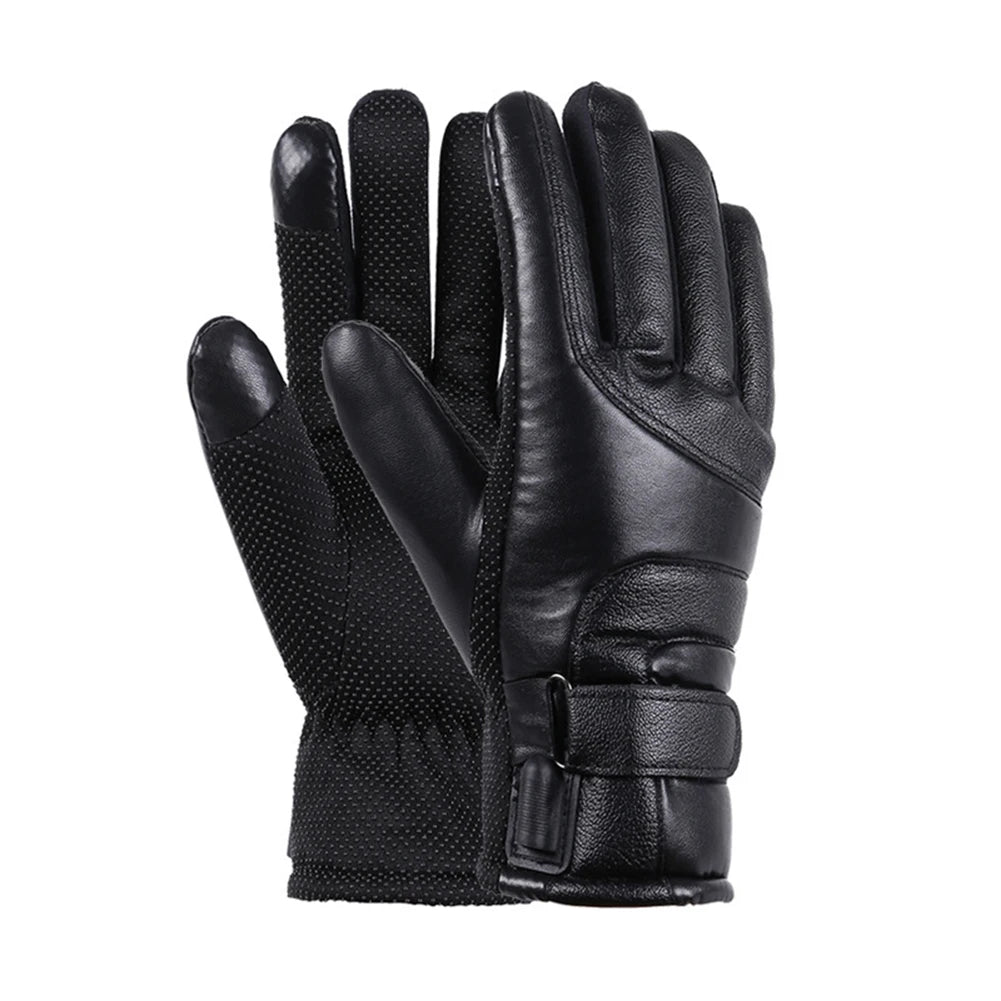 USB Electric Heated Gloves Outdoor Thermal gloves Hand warmer Winter Ski Gloves Motorcycle heated gloves Waterproof Touch Screen