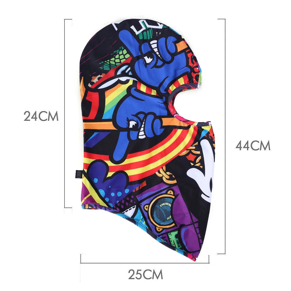 Outdoor Sports Balaclava UV Protection Breathable Riding Motorcycle Face Mask Cover Headgear Men Women Cycling Neck Face Shield