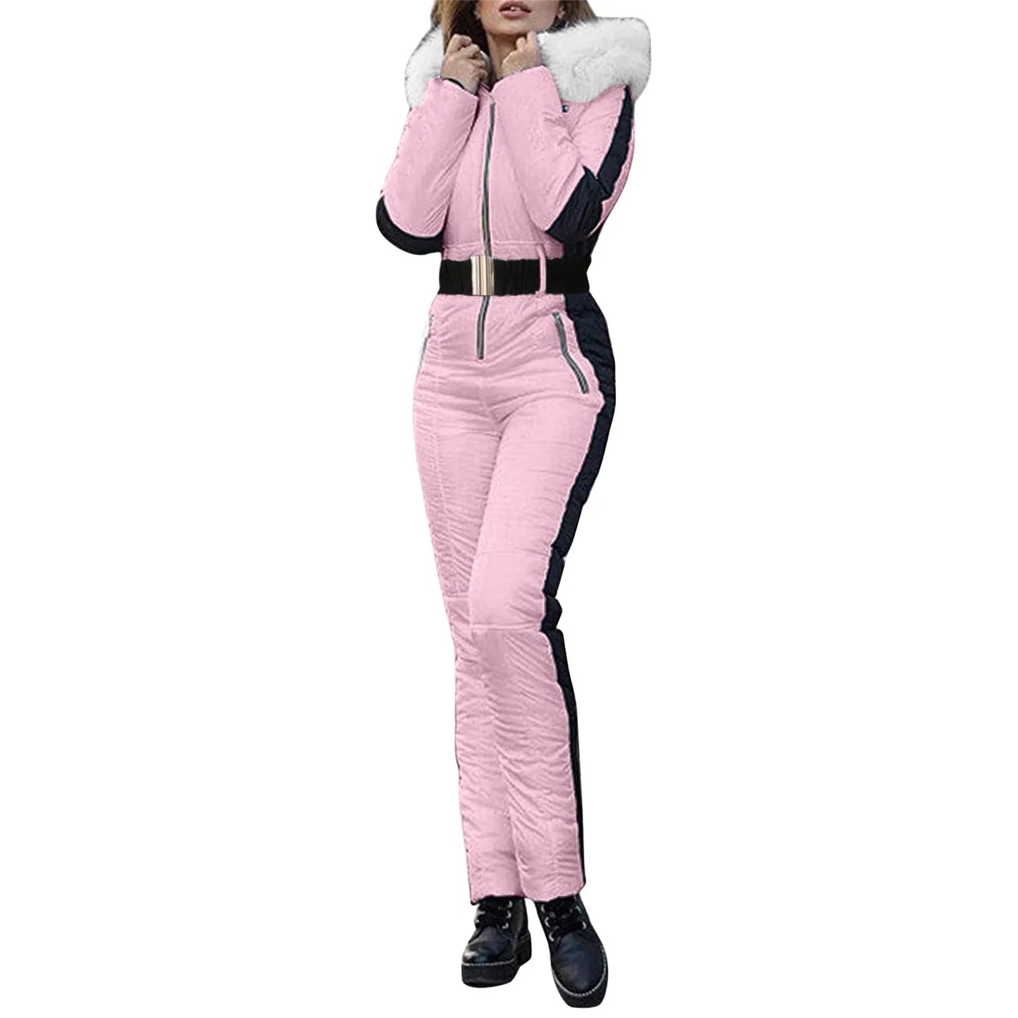 Women's Winter Outdoor Sports Jacket Jumpsuit Outdoor Removable Sports Zipper Ski Snow Overcoat Women Winter Down Coat Chaquetas