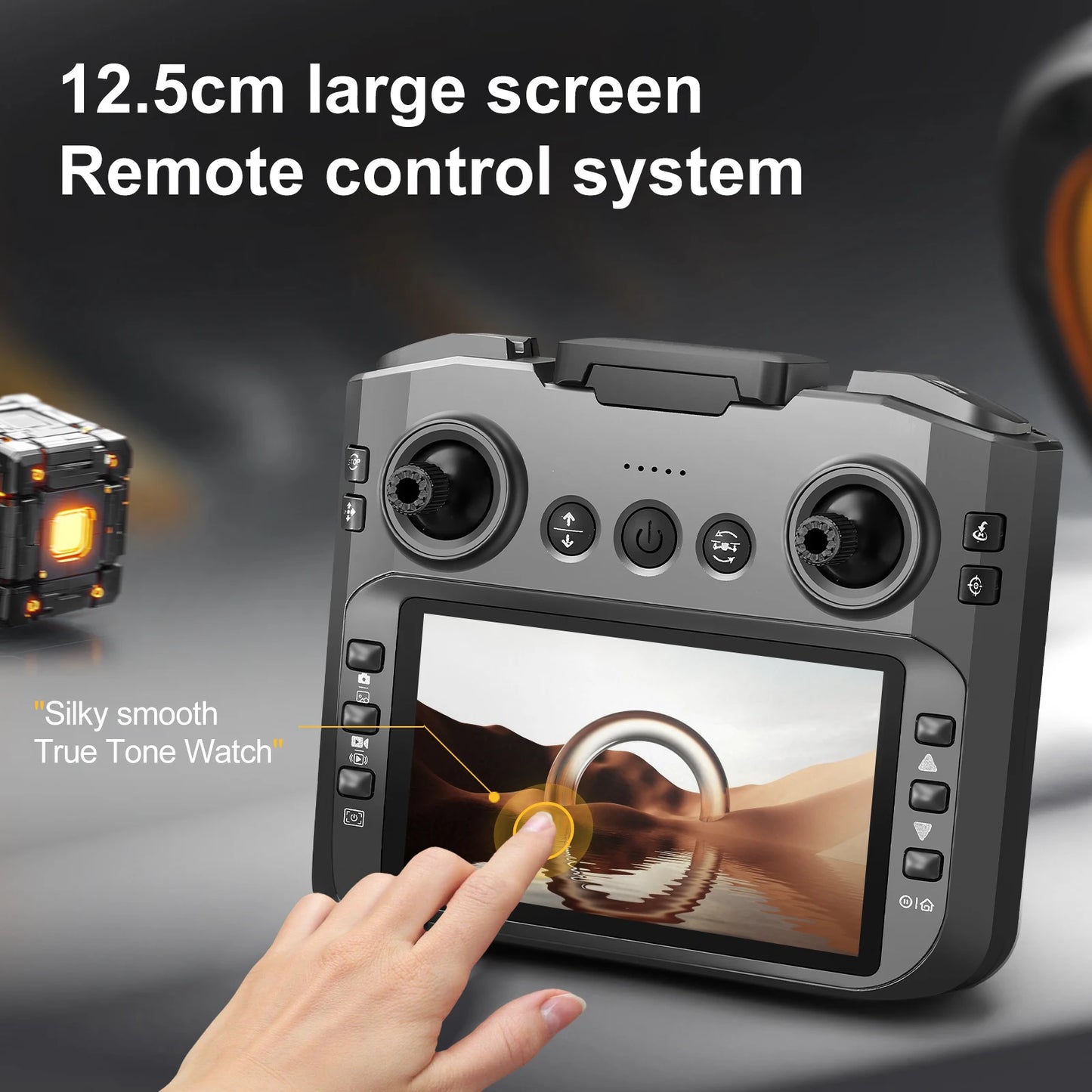 2025 New S156 Drone with Screen Brushless Optical Stream Positioning Quadcopter with Camera FPV Traverser Novice Toy Airplane